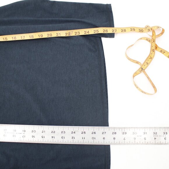 vuori sweatshirt Mens large Ease Performance Half Zip 2.0 blue polyester blend - Picture 6 of 9